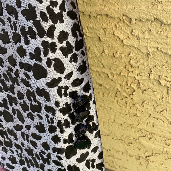 Leopard print blazer unisex - Picture 3 of 4